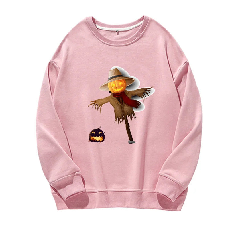 Autumn and Winter Halloween Night New Spoofs Pumpkin Hoodies