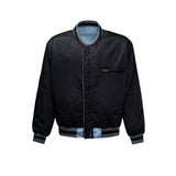 MIJKO Mens Jacket Silk Padded Unisex Baseball Jacket