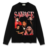 21 Savage T Shirts Loose Distressed T-shirts