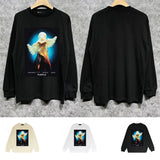 Purple Brand Long Sleeve T-Shirt Fashion Loose Long Sleeve Top