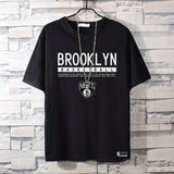 Basketball Sports T Shirt Summer Loose Short Sleeves T-Shirt Men'S Basketball Nets Owen Durant