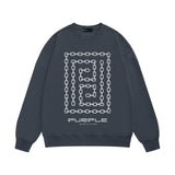 Purple Brand Sweatshirt Loose Crew Neck Sweater