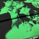 Off Whtie T Shirts Green Mushroom Male And Female Trendy Brand Short Sleeve
