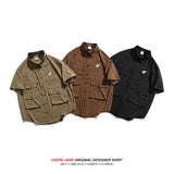 Men's Shirts Men's Short-Sleeved T-shirt Summer Versatile Casual