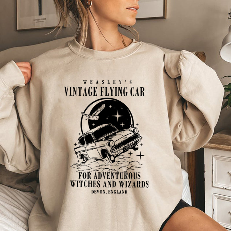 Flying Cars Crewneck Sweatshirt Hoodie