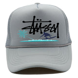 Stussy Hat Printed Truck Mesh Cap Outdoor Surfing Casual Sun Hat