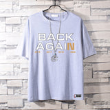 Basketball Sports T Shirt Curry Champion Pure Cotton Loose Short Sleeve T-Shirt Male Student Handsome Casual