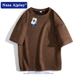 Nasa T Shirt Short-Sleeved T-Shirt Men'S Summer Student Loose All-Matching