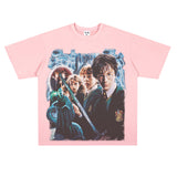 Film Star T Shirt Movie Harry PROTONIC Magic Street Style Short Sleeve Loose American T-shirt