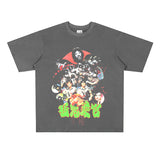 Film Star T Shirt Loose Nostalgic Short Sleeve American Retro Trendy T-shirt Men and Women