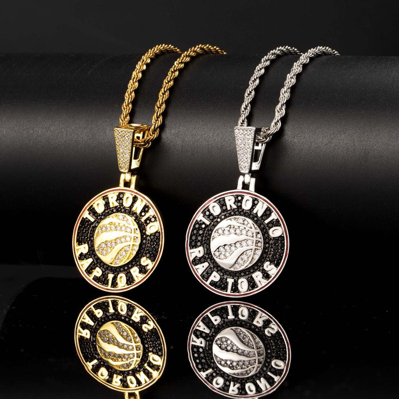 NBA Team Pendants Basketball Raptors Memorial Men