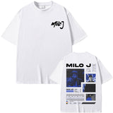 Rapper Milo J 511 Album Double Sided Print T Shirt Men Women