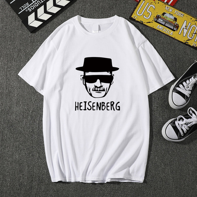 Heisenberg T Shirt Deadly Poison Teacher Fashion Brand Loose Men and Women Short Sleeve