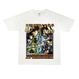 Film Star T Shirt Washed Old Print Short Sleeve Loose T-shirt