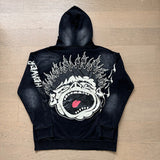 Mens trendy Hoodie & Pants autumn wash make old hoodies sweater