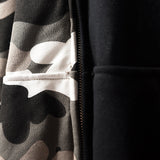 Bathing Ape Hoodie Shark Luminous Camouflage Jacket Men's Autumn and Winter Cardigan Zipper Embroidered Hooded Sweater