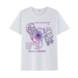 Basketball Sports T Shirt Short-Sleeved T-Shirt Men'S Trendy Loose Printed Half Sleeve Student