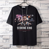 Basketball Sports T Shirt Basketball Sports Kobe James Loose-Fitting Pure Cotton Short Sleeves T-Shirt