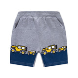 Boy Shorts Children's Shorts Baby Cartoon Car Summer Casual Fifth Pants Boys