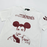 ERD T Shirts Summer Street Punk Rock Loose Short Sleeve T-shirt