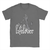 T-shirt Lifelover Men's and Women's Printed Short Sleeves