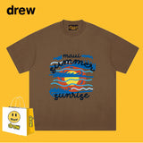 Drew T Shirts Face Graffiti Printing