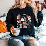 Retro Christmas Sweatshirt Aesthetic Claus
