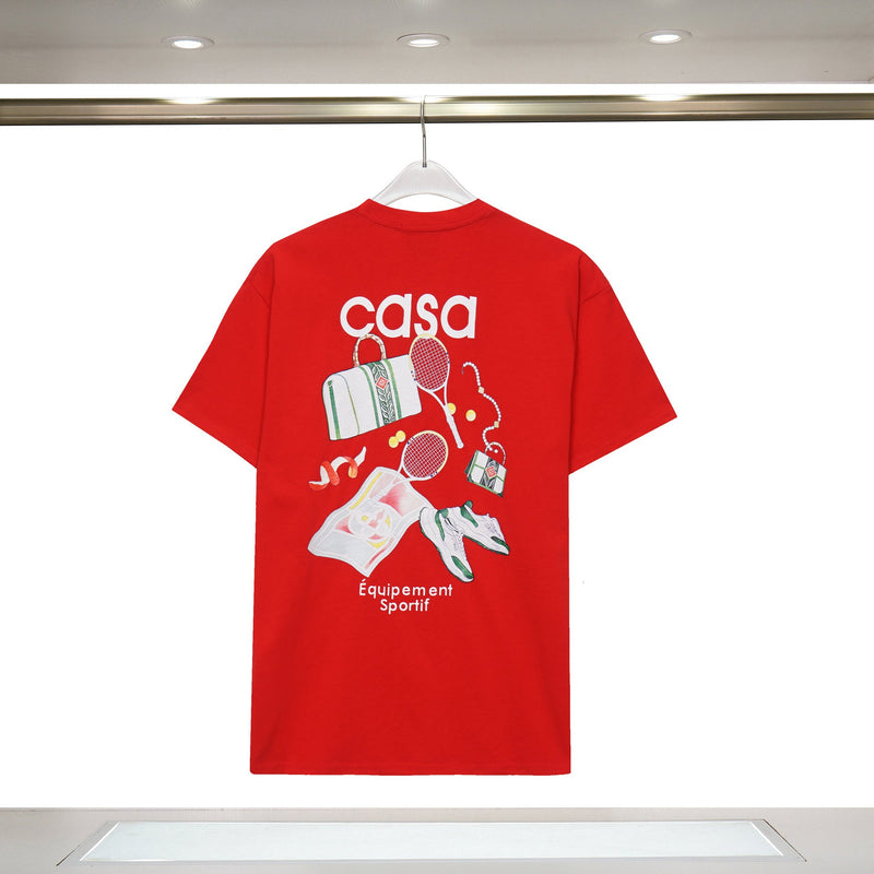 Casablanca T Shirts Loose Short Sleeve T-Shirt