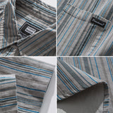 Men Shirts Summer Short Sleeve Shirt Men's Loose Shirt Coat