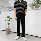 Mariner Shirt Short Sleeve Polo Shirt Men's Summer Half Sleeve T-shirt Korean Loose T-shirt