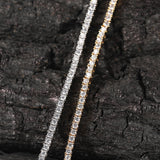 Chains 2mm Copper with AAA Zircon Tennis Chain Necklace St. Valentine's Spectrum