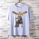 Basketball Sports T Shirt Pure Cotton Loose Short Sleeve T-Shirt Men'S Lakers Kobe Basketball Sports Half Sleeve Clothes