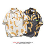 Men's Shirt Short Sleeve Shirt Men's Loose Casual