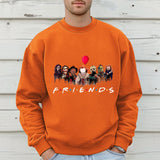 Halloween Friends Hoodies Men Fashion Horror Long Sleeve