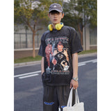 Basket Ball Star T Shirt Luka Donchevie Short Sleeve Printed Cotton T-shirt Retro Loose