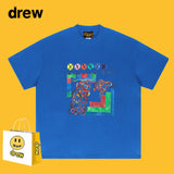 Drew T Shirts Graffiti Printing T-shirt