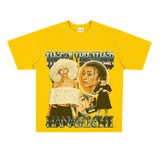 Film Star T Shirt Loose Heavy Retro Street T-shirt Men and Women