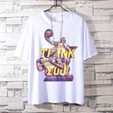 Basketball Sports T Shirt Basketball Sports Student Handsome Lakers Kobe Short Sleeve T-Shirt Men