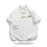 Men's Shirts Casual Short-Sleeved Shirt Men's Shirt Summer Loose