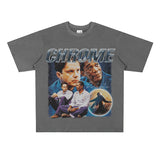 Film Star T Shirt Shawshank's Redemption Street Style Short Sleeve Loose Retro American T-shirt Men