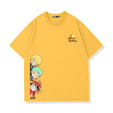 One Piece Anime T-Shirt Men Straw Hat Pirates Monkey