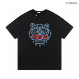 KENZO T Shirt Summer Tiger Head Casual