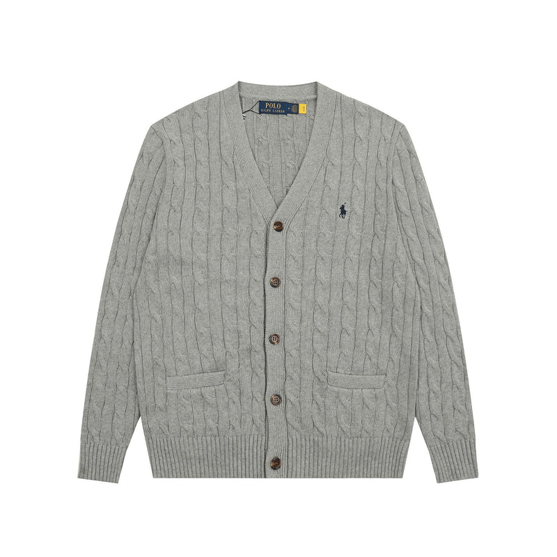 Ralph Lauren Knitted sweaters Ralph Pony standard autumn and winter cardigan sweater women's V-neck long sleeves