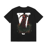 Vlone T Shirt Spring Summer Crew Neck Pullover Short Sleeve