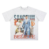 Film Star T Shirt Movie Nostalgia Audrey Hepburn Rome Loose Retro Street T-shirt