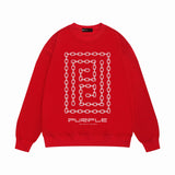 Purple Brand Sweatshirt Loose Crew Neck Sweater