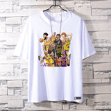 Basketball Sports T Shirt Summer Loose Short Sleeves T-Shirt Male Student Basketball Sports Lakers James