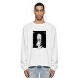 Purple Brand Long Sleeve T-Shirt Fashion Loose Long Sleeve Top