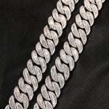 Chains Hip Hop Necklace ins Diamond Set Cuban Chain Jewelry Spectrum St. Valentine's