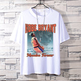 Basketball Sports T Shirt Pure Cotton Loose Short Sleeve T-Shirt Men'S Lakers Kobe Basketball Sports Half Sleeve Clothes